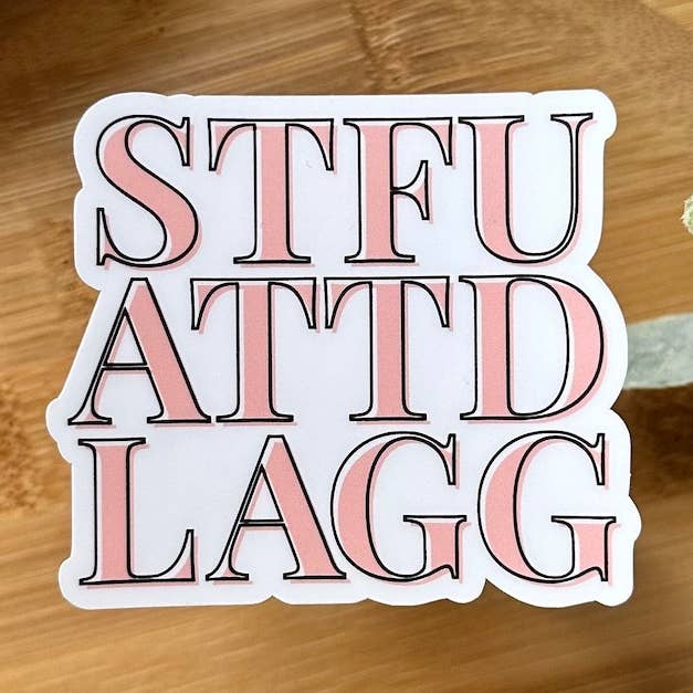 STFUATTDLAGG Sticker | Romance Reader Sticker for wholesale by Maarte by Jan