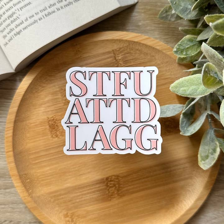 STFUATTDLAGG Sticker | Romance Reader Sticker for wholesale by Maarte by Jan