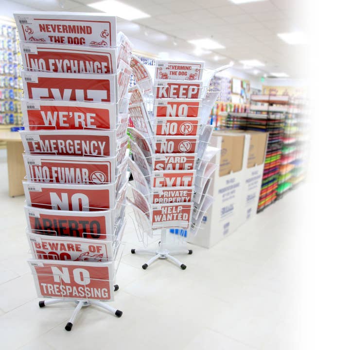 BAZIC Products - Wholesale Sign - 9" X 12" No Soliciting Sign