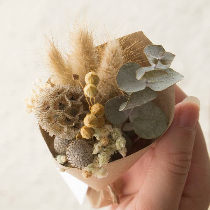 MUNUKIÁ – Großhandel Getrocknete/gepresste Blumen – Mini-Kegel aus getrockneten und konservierten Blumen0