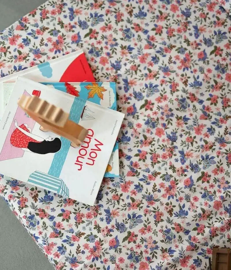 Manufacture des bébés français - Wholesale Play Mat - Kids & Baby - Vintage flowers waterproof play mat10