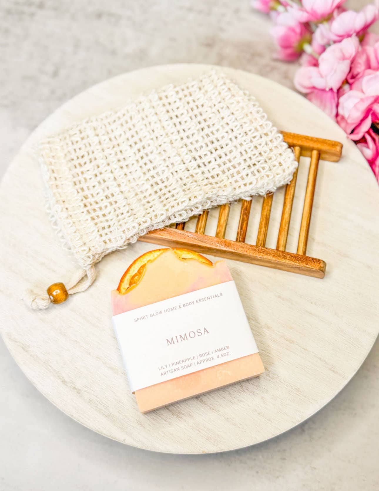 Spirit Glow Home & Body Essentials - Wholesale Bar Soap - Mimosa - Handcrafted Artisan Soap Bar8