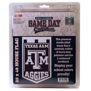 Texas A&m Aggies Flag Banner for wholesale by Jenkins Enterprises