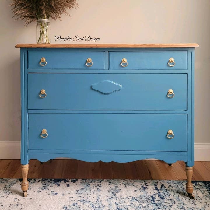 Country Chic Paint - Wholesale Furniture Wax/Paint - Tide Pool - Chalk Style Paint for Furniture & Home Decor3