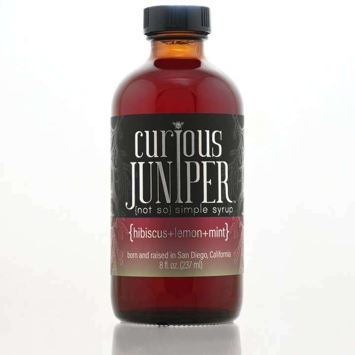 {hibiscus+citron+menthe} - 8 oz - sirop pas si simple pour la vente par Curious Juniper {not so} simple syrups