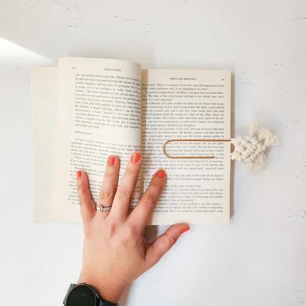 A Branch & Cord - Wholesale Bookmark - Handmade Macrame Bookmark – Boho Clip for Book Lovers10