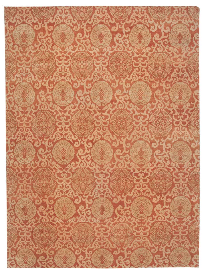 10x14 Red Oushak Rug - 33580 for wholesale by RUG N CARPET