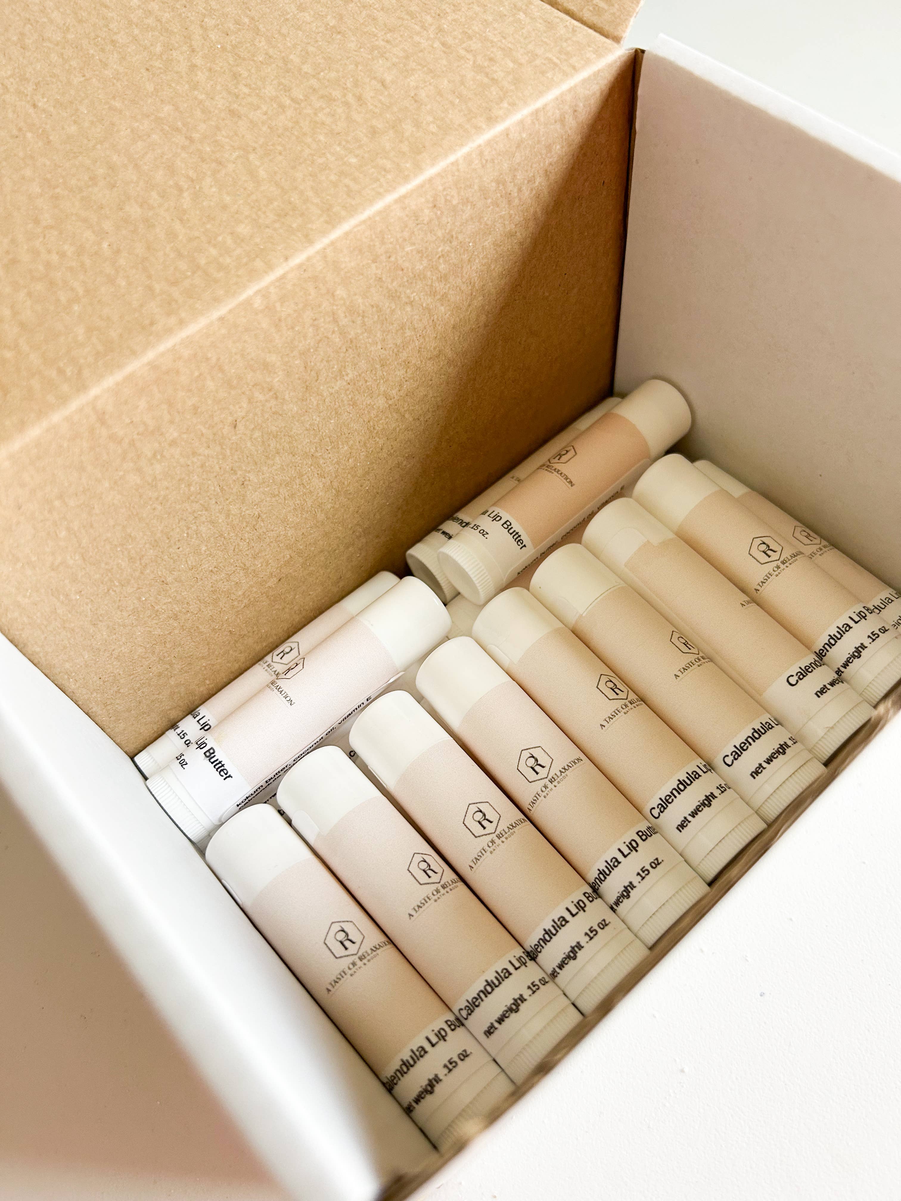 A Taste of Relaxation - Wholesale Lip Balm - Calendula Lip Butter / Vegan Lip Balm