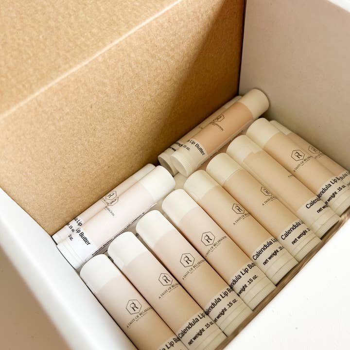A Taste of Relaxation - Wholesale Lip Balm - Calendula Lip Butter / Vegan Lip Balm0