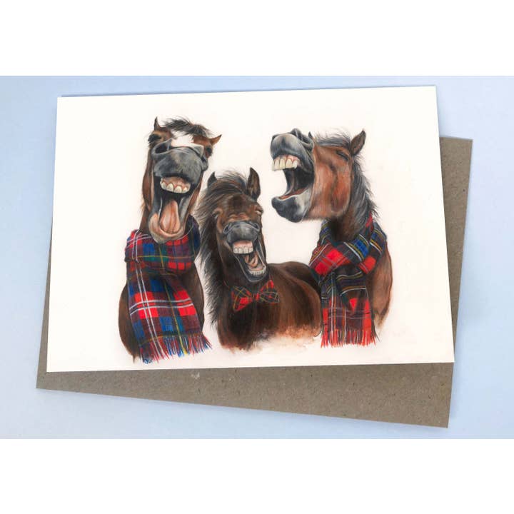 Art by Lana Mathieson – wholesale Everyday greeting card – That's a Cracker! (Greeting Card) | Funny Horse Card