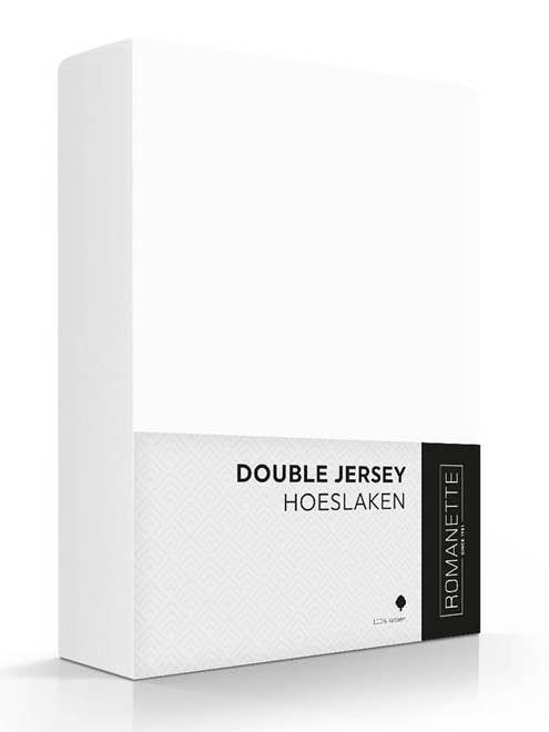 Romanette Double Jersey Bedlaken Wit voor wholesale door TEXTAP B.V.