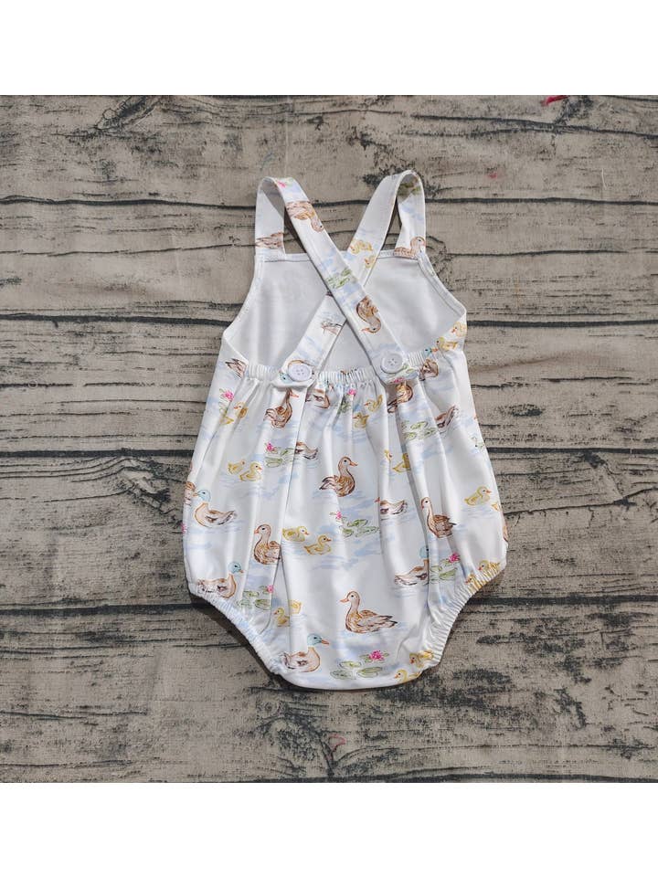 Aier Wholesale - Wholesale Bodysuit (Non-Footed) - Baby - Baby Boys Strap Ducks Bubble Rompers3