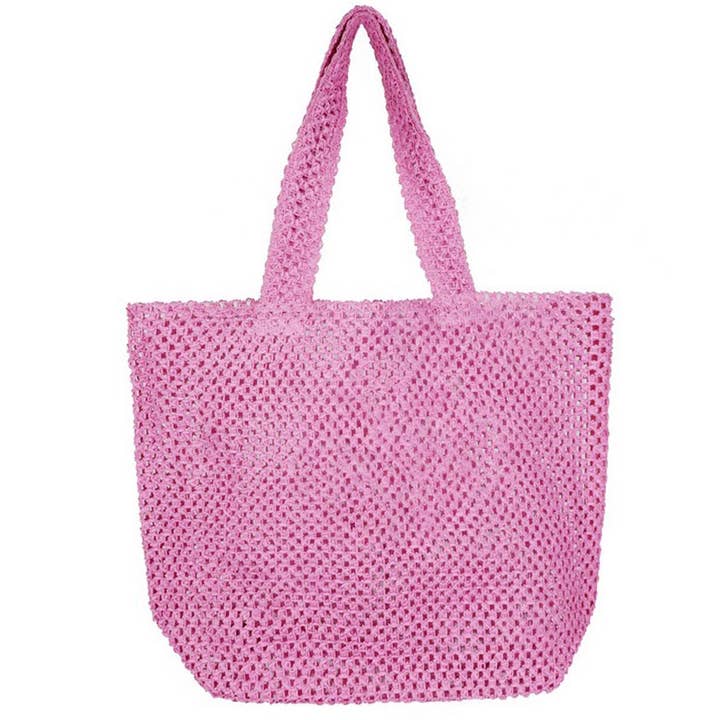 BORSA IN PAGLIA SOLIDA ALL'UNCINETTO per la vendita all'ingrosso da parte di 3AM BY H&D ACCESSORIES