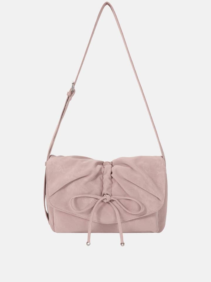 Oryany - Borsa a tracolla rosa polvere con nastro per la vendita all'ingrosso da parte di Future Brands Group