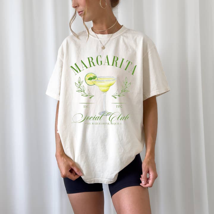 Margarita Social Club Tee for wholesale by Hey Jude Graphic Tees