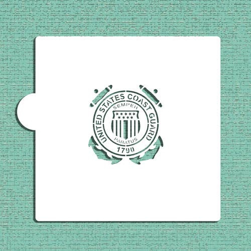 United States Coast Guard Cookie and Craft Stencil for wholesale by Designer Stencils