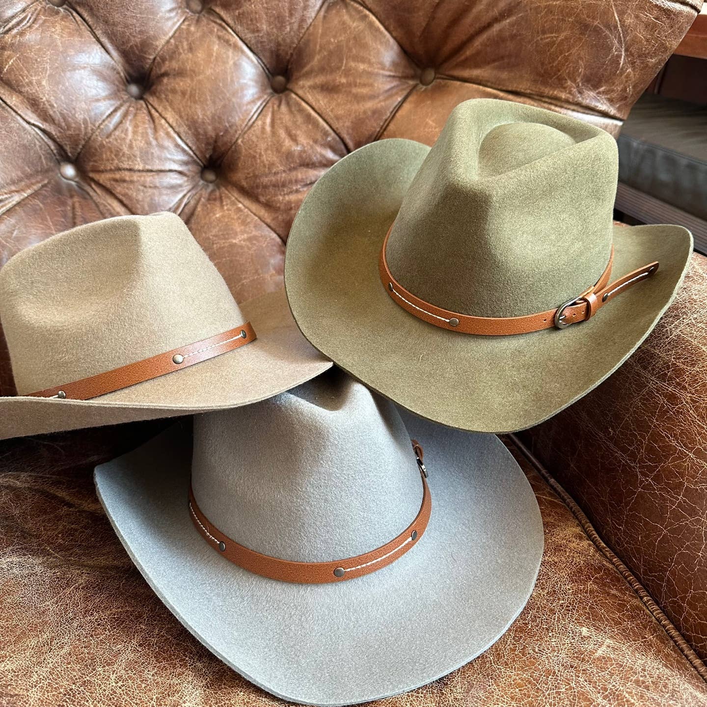 Bella Betty - Wholesale Cowboy Hat - Women's - Premium cowboy hat  Australian wool With Leather Belt 1