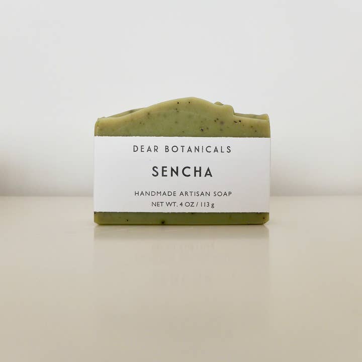 Sencha zeep (groene thee) voor wholesale door Dear Botanicals