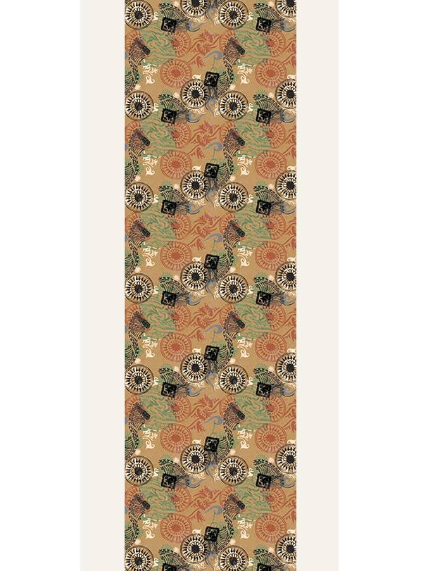 Scarf 140 - Museo Fortuny Venice - Colored Shadows for wholesale by Brochier Soieries