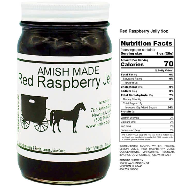 Arndt's Fudgery LLC - Wholesale Jam/Jelly - Amish made Jam and Jellies - 8 oz.5