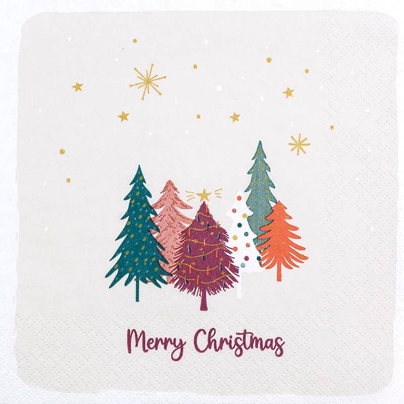 Home Fashion - Carl Dietrich GmbH - Wholesale Disposable Napkin - Lunch napkins Christmas trees with the phrase Merry Christmas1