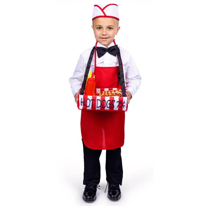 Dress Up America - Wholesale Costume - Kids - Hot Dog Vendor Costume