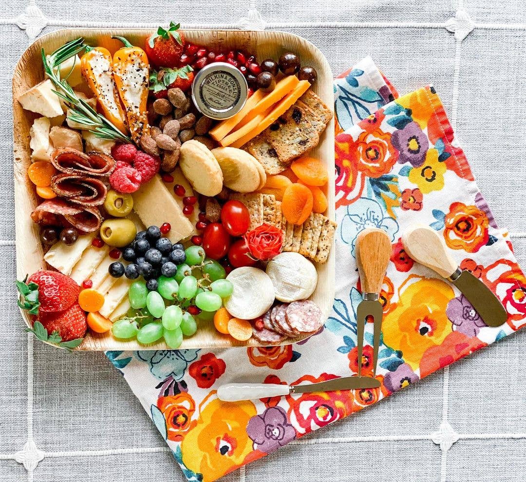 Charity Leaf - Wholesale Disposable Plate - Palm Leaf Square Plate - 6" Inch - Pack of 50 Plates7