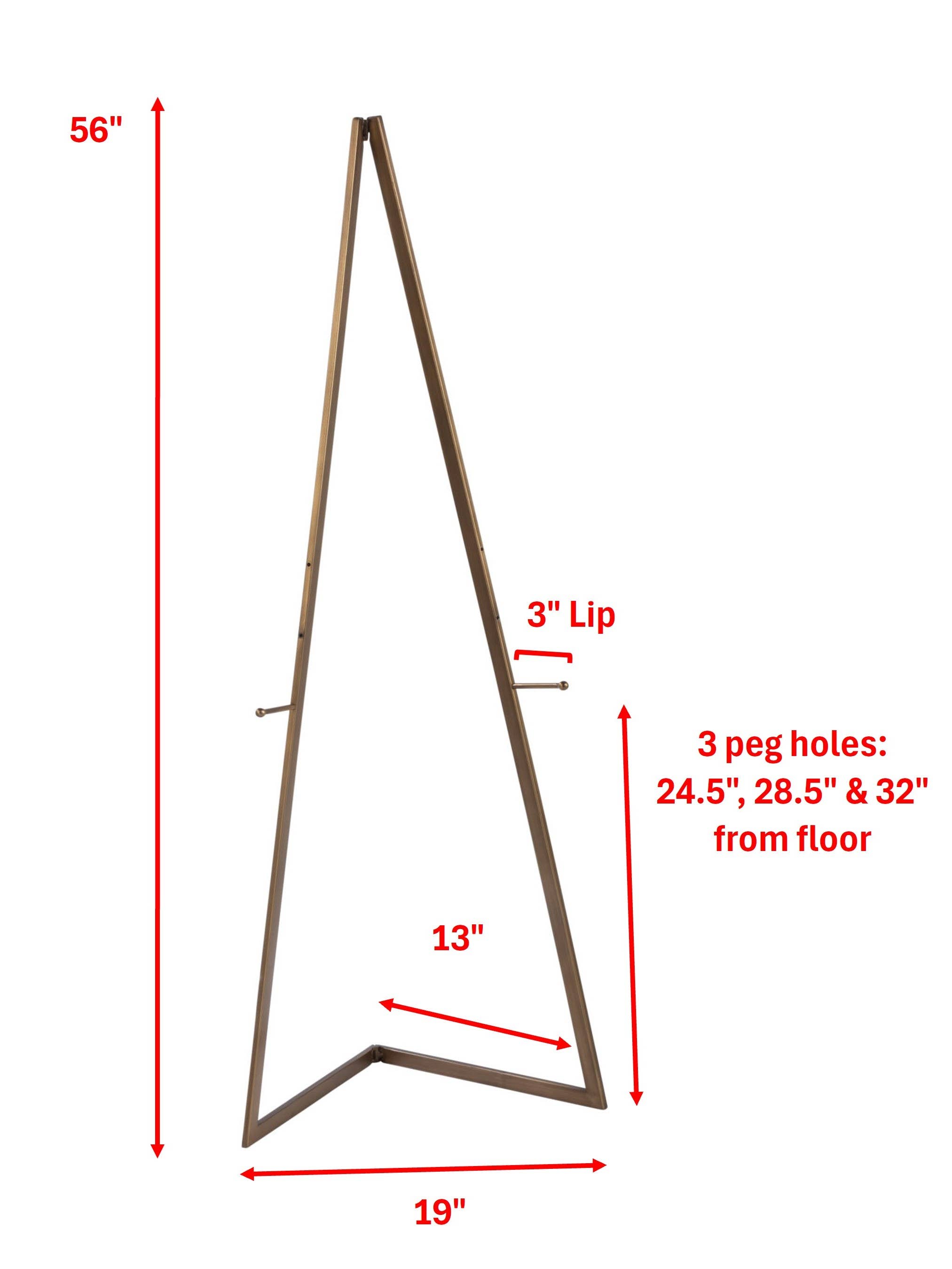 Tripar International - Wholesale Easel - Triangle Folding Metal Easel8