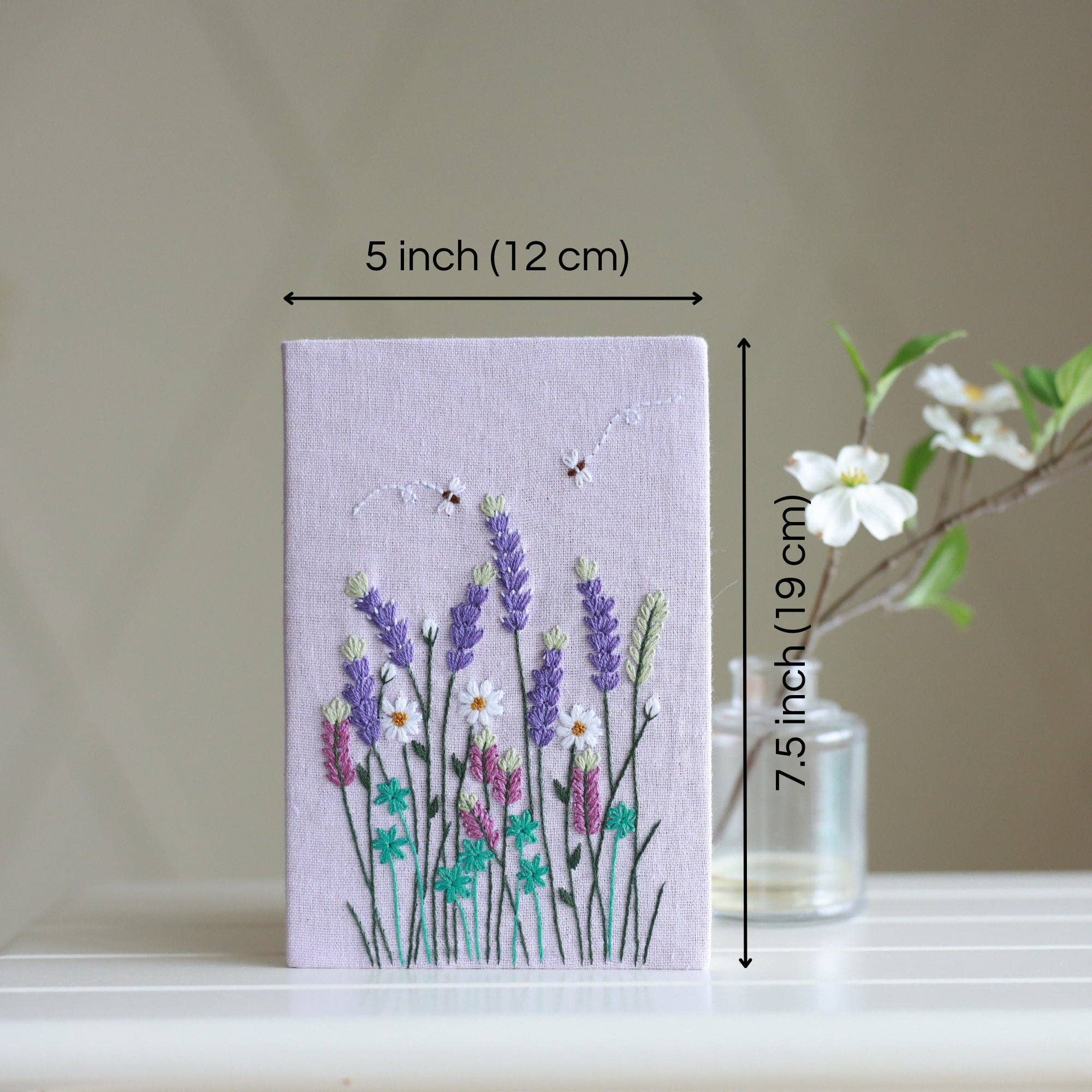 Finer Embroidery - Vendita all'ingrosso Quaderni - Quaderno Ricamato a Mano con Ricamo di Fiori8