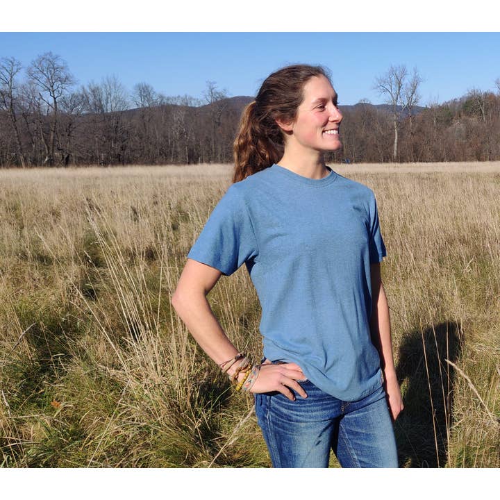 Aurelian Hemp - Wholesale T-Shirt - Unisex - Bluegrass Hemp T-Shirt | 55% hemp, 45% organic cotton2