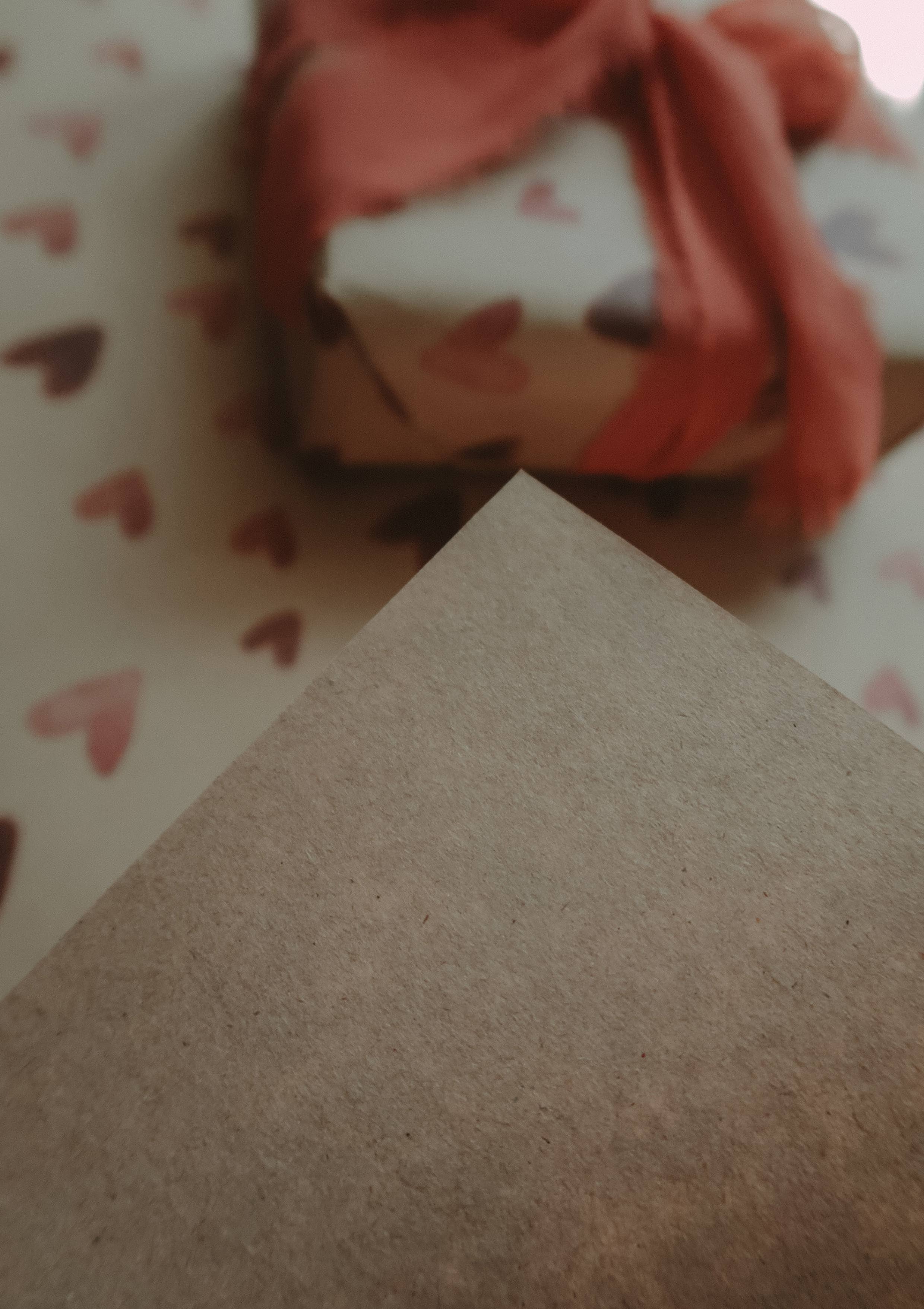 MyDesignPictures - Wholesale Flat Wrap - RED HEARTS Kraft Wrapping Paper  5