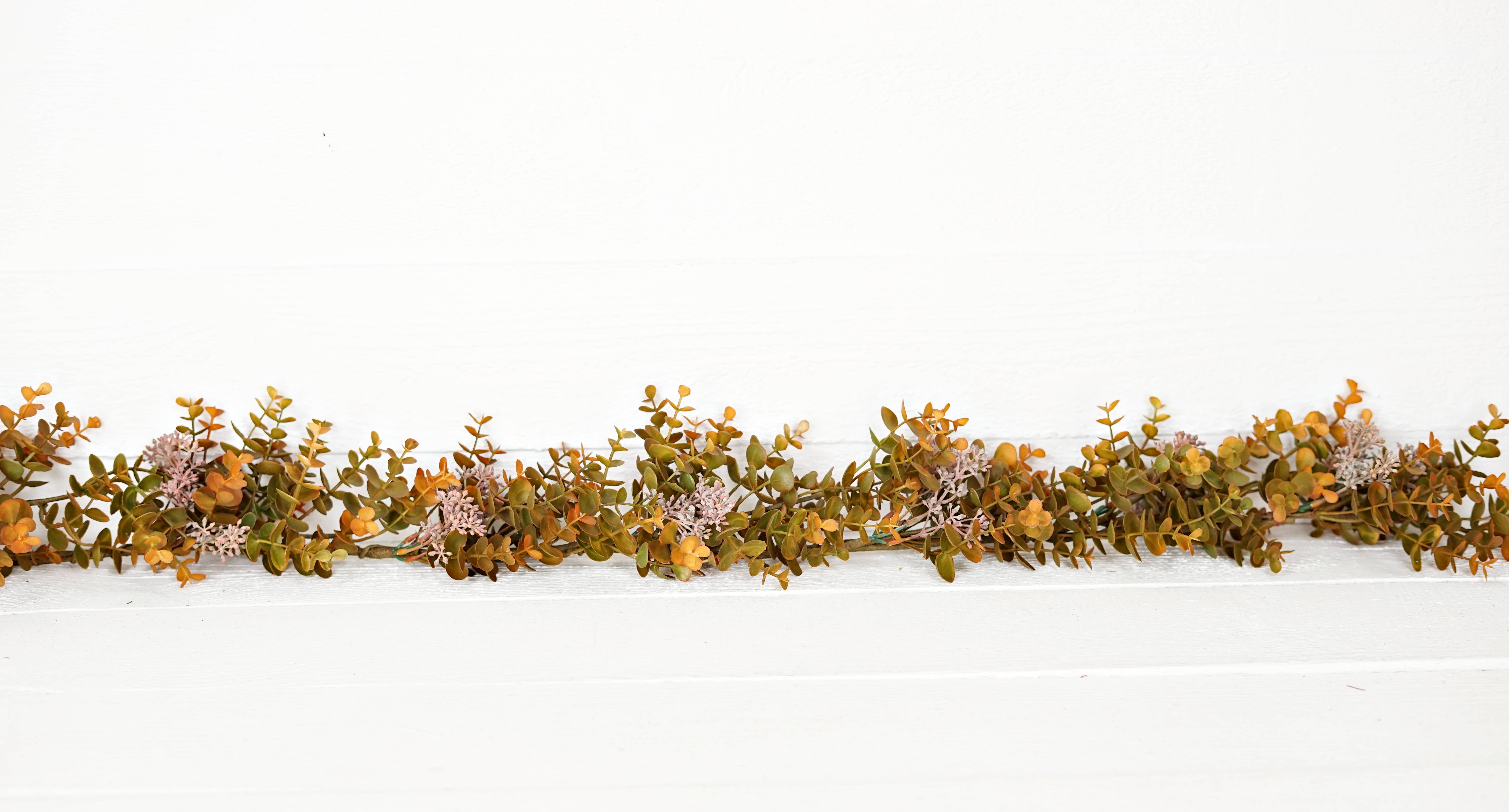 Holiday Depot Inc. - Wholesale Bunting/Garland - 530101- 5ft Garland-Fall Mix Seeded Eucalyptus-3
