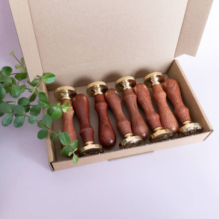 Fairy Nature - Wholesale Rubber/Decorative Stamp - Wax Stamps (Random Mix) with Handle - Vintage Sealing Stamp4