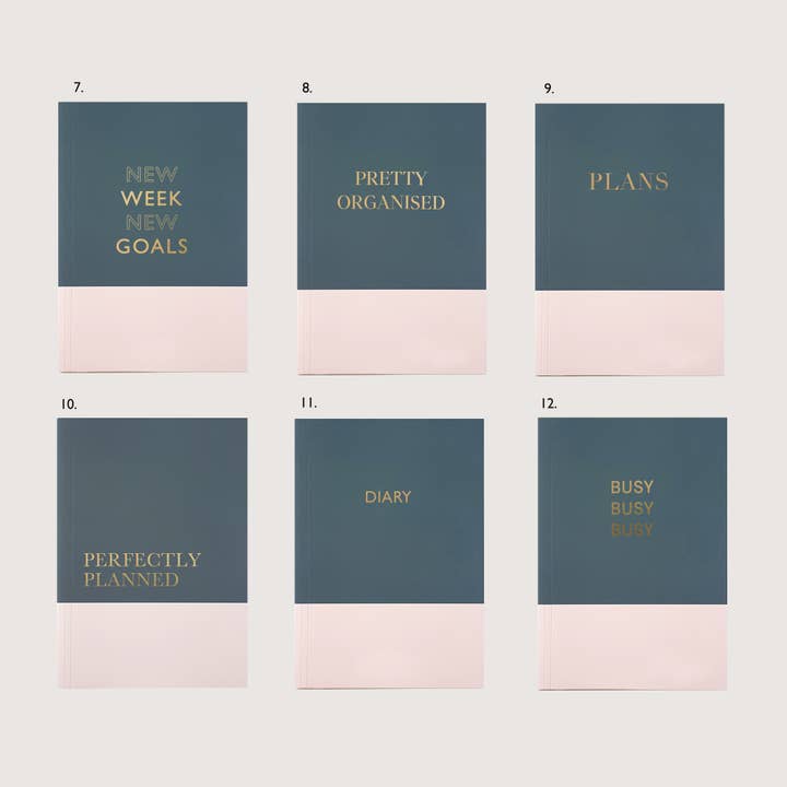 The Personalised Stationery Company Ltd – wholesale Planerare – Undated Diary Planner ”Diary” | Vecka att se