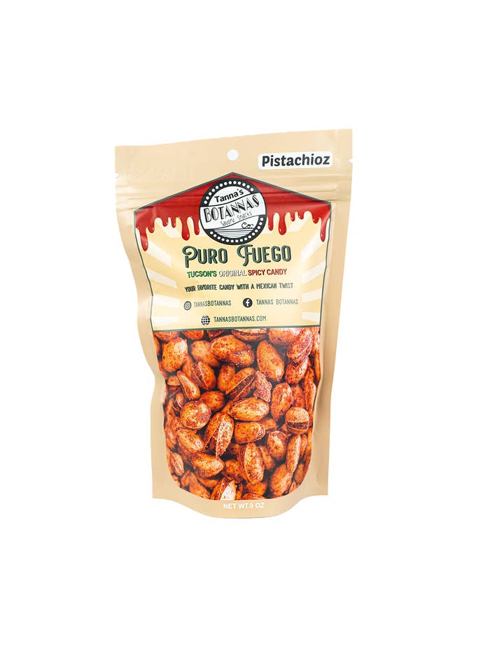Pistachioz 9oz for wholesale by Tannas Botannas PURO FUEGO