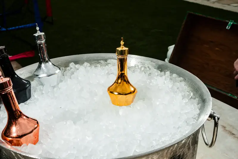 Hospitality Glass – wholesale Bar tool – Threaded 2 oz. Gold Bitters Bottle3