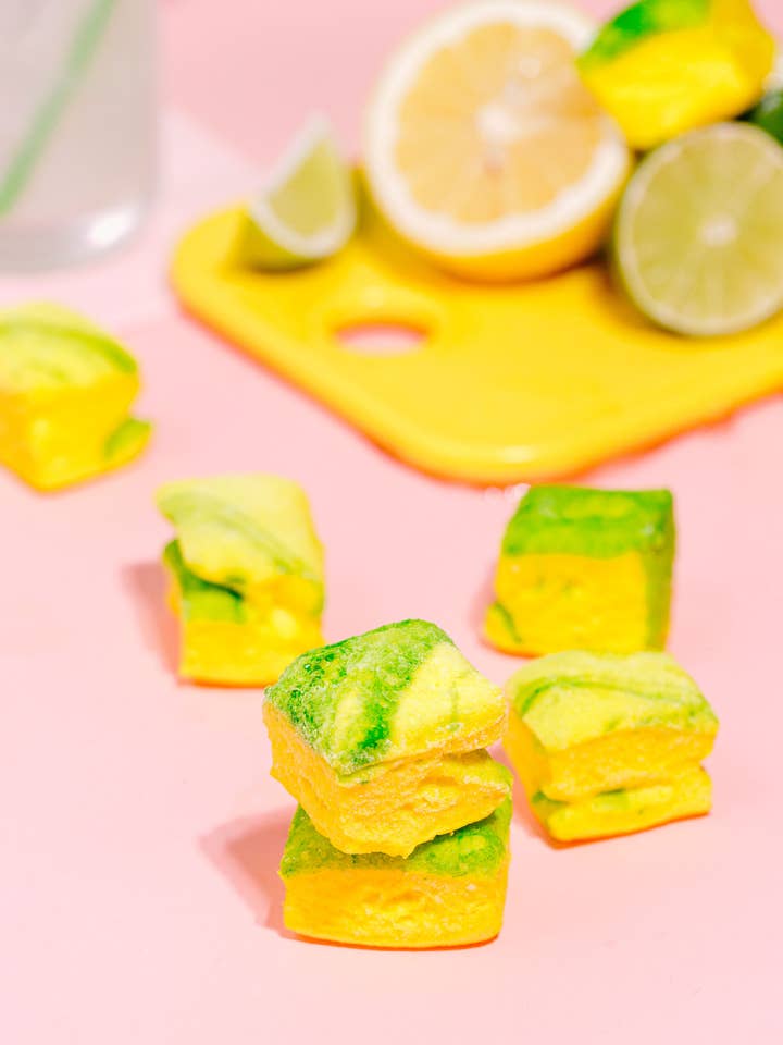 Sour Lemon Lime Marshmallows / Gluten & Dairy Free / Candy for wholesale by XO Marshmallow