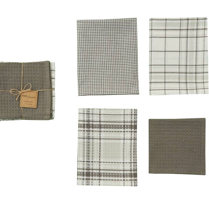 Park Designs - Wholesale Dishcloth - Collin 3 Dishtowel & 1 Dishcloth Set - Multi0