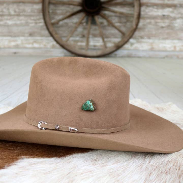 Willow Lane Hat Co. - Wholesale Hat Accessory - Women's - Natural Turquoise Hat Pin