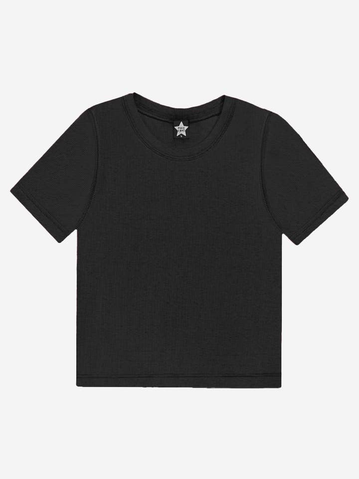 T-shirt ajusté côtelé ultra-doux pour la vente par PixieLane