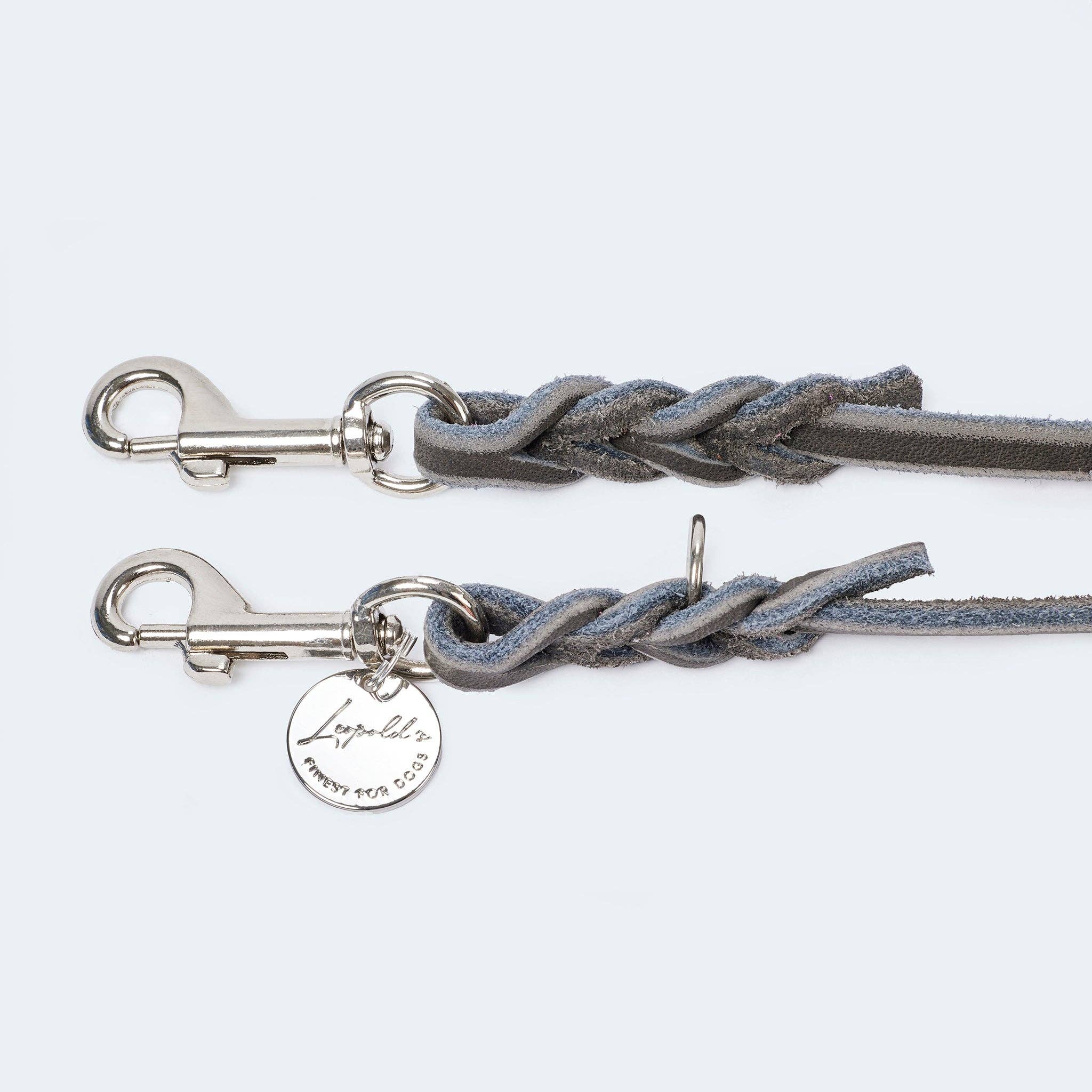 ​​Leopold's Finest for dogs - Wholesale Pet Leash - Dog - Adjustable lead leash made of greased leather5