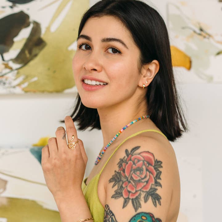 Crafts & Love - Wholesale Cocktail/statement ring - Snake Ring2