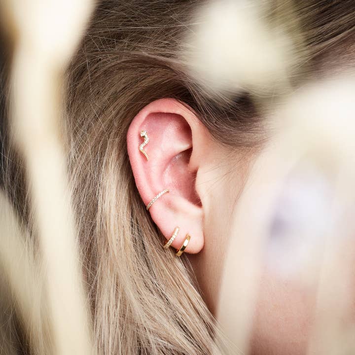 Sparkle Clicker Gold 10 mm - 12 mm per la vendita all'ingrosso da parte di Cartilage Cartel Ltd