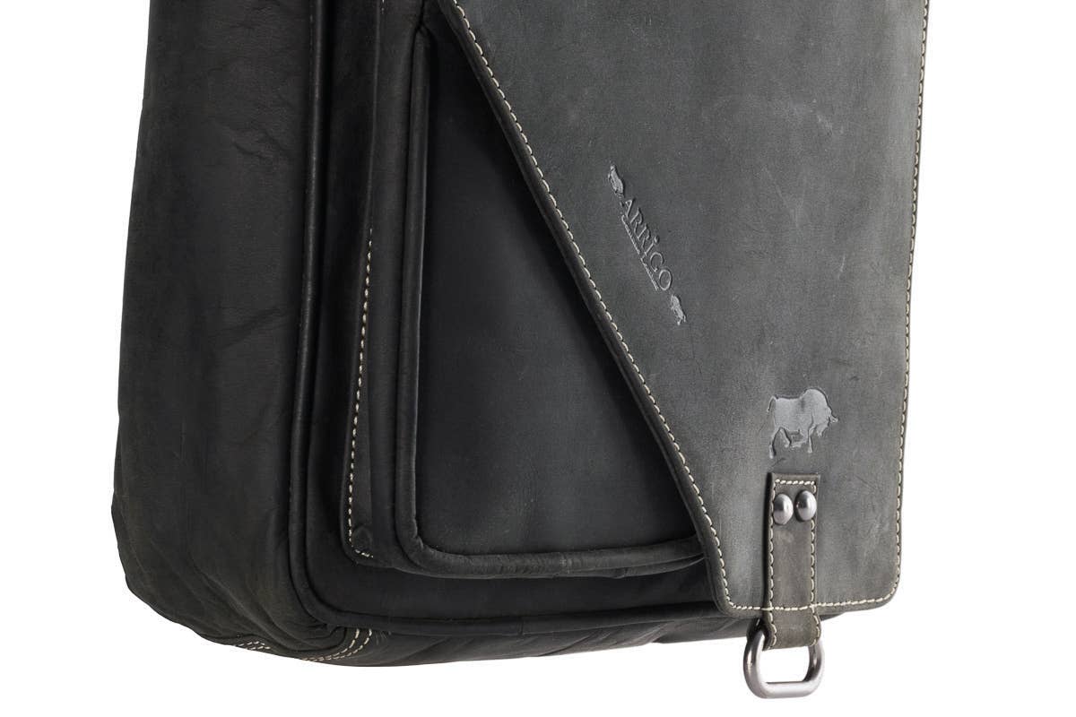 Arrigo - Wholesale Shoulder Bag - Women's - Arrigo Buffalo Leather Shoulder Bag with flap - 3 colours8