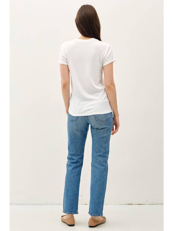 Be Cool - Wholesale T-Shirt - Women's - CLASSIC V-NECK SHORT SLEEVE SLIM T-SHIRT18