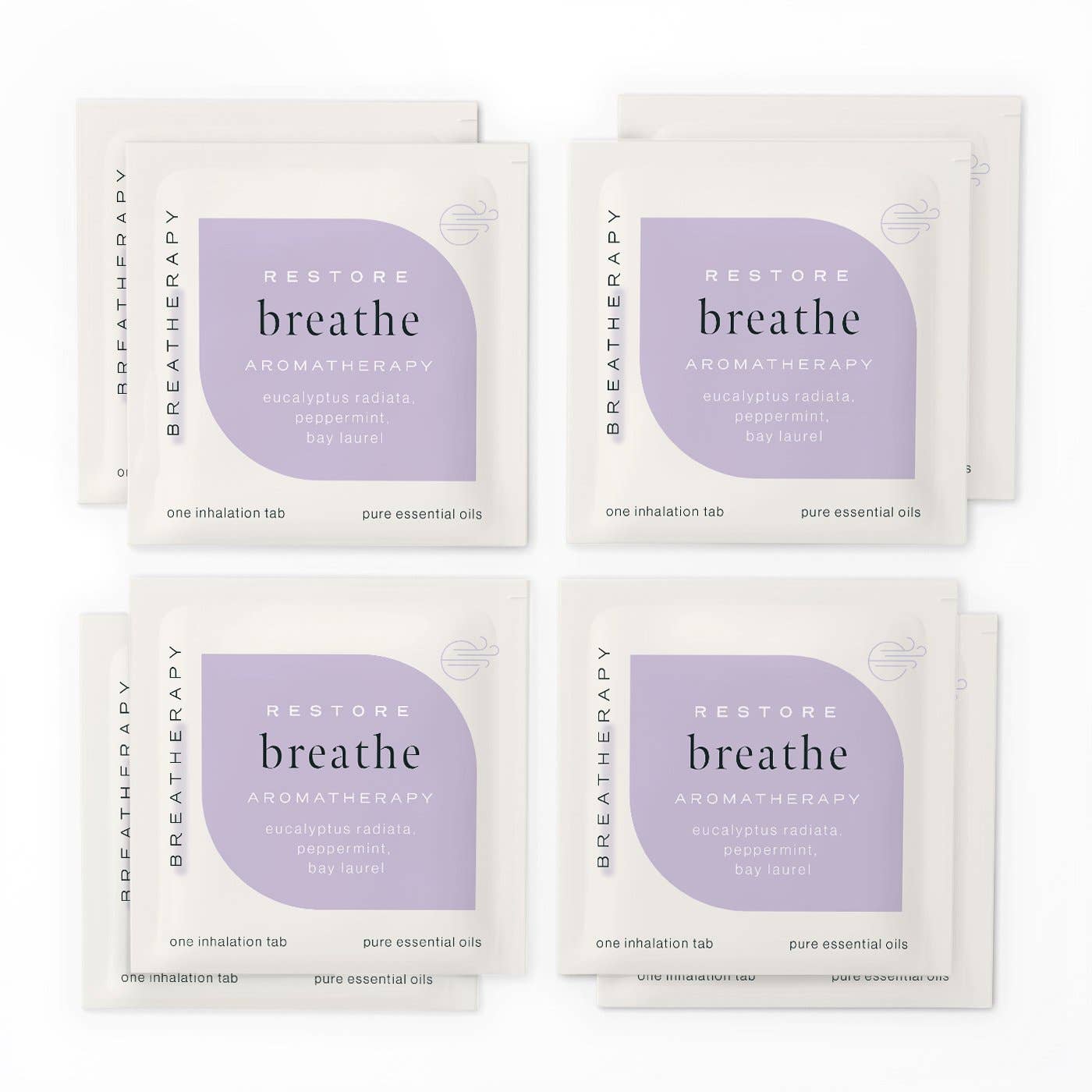Breatherapy - Wholesale Aromatherapy Inhaler - RESTORE Aromatherapy Inhalation Patches Family3