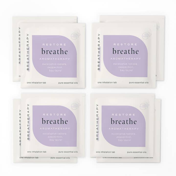 Breatherapy - Wholesale Aromatherapy Inhaler - RESTORE Aromatherapy Inhalation Patches Family3
