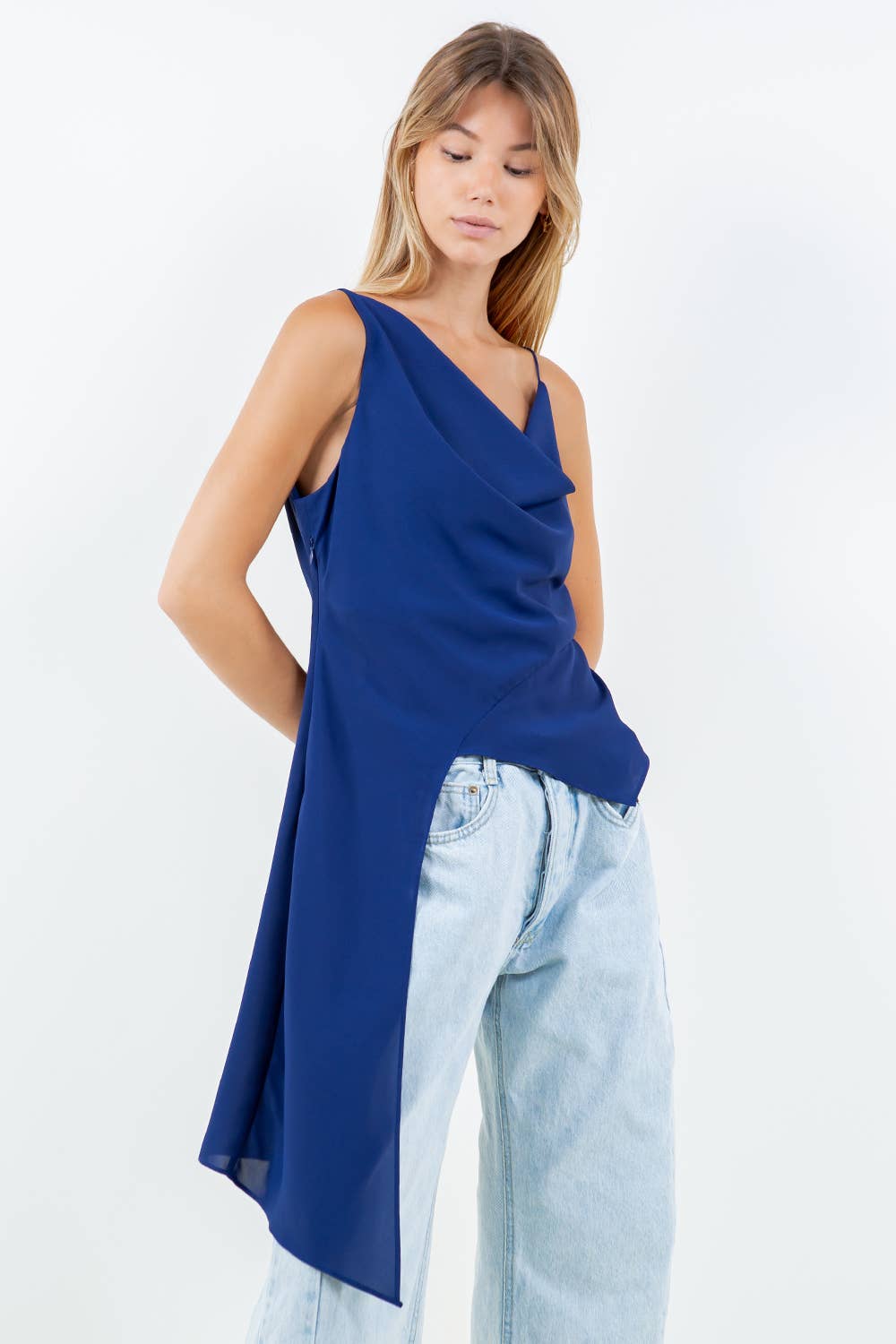 Whiteroom+Cactus - Wholesale Camisole - Women's - ASYMMETRIC CAMI TOP2