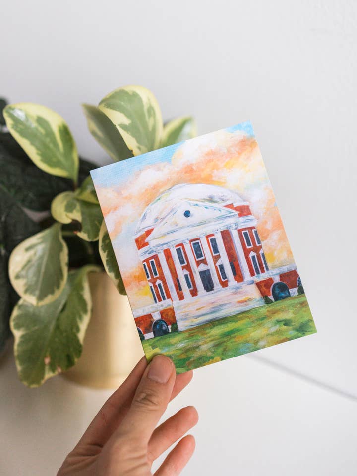 Zonsopgang Rotunda UVA Notitiekaart voor wholesale door Brittany Fan