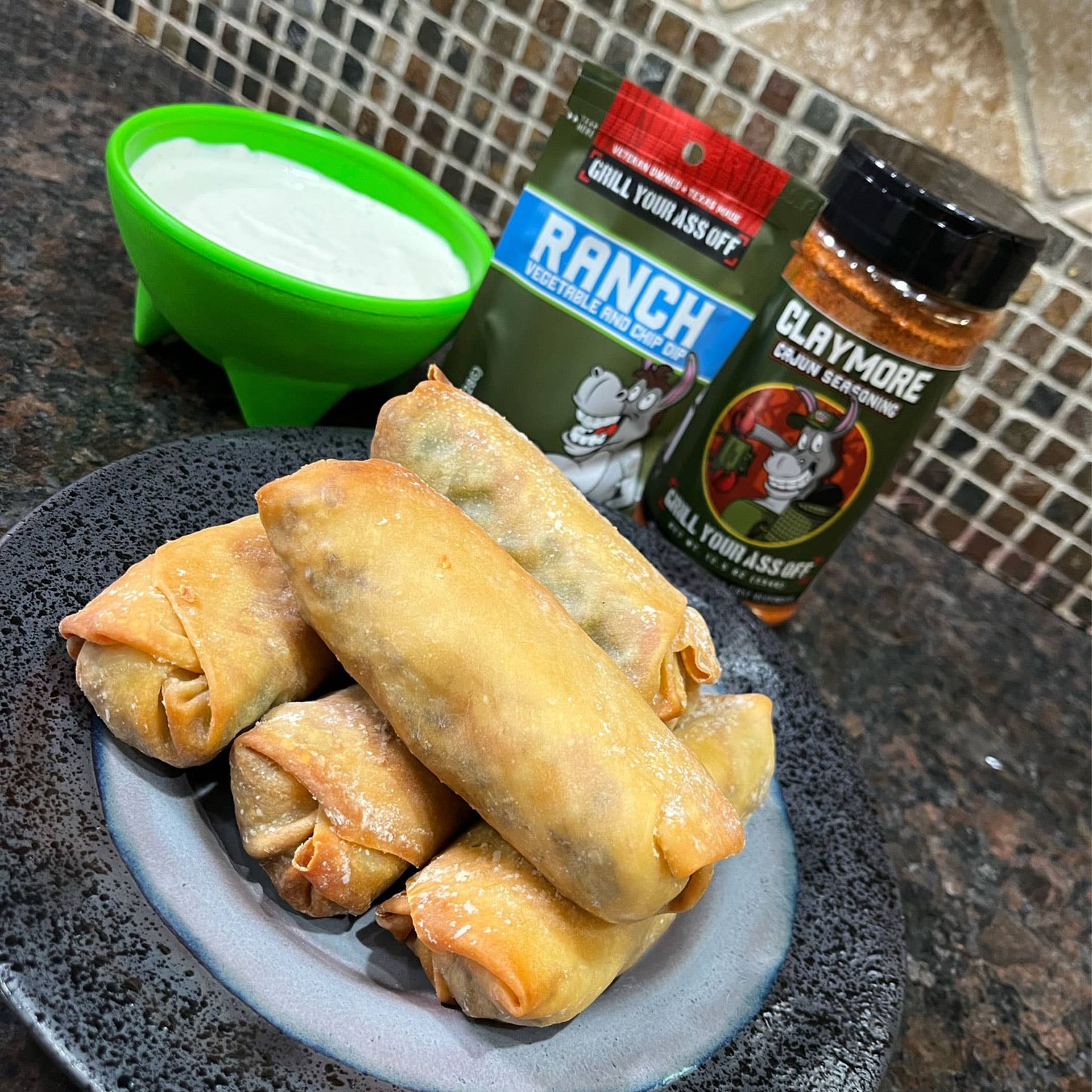 Grill Your Ass Off - Spices, Rubs, Seasonings, Sauces, Jerky – Großhandel Dips – Ranch Dip - Gewürz, Mischung, Sauerrahm, griechischer Joghurt, Partyfood2